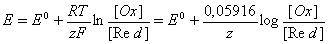 Nernst-Gleichung